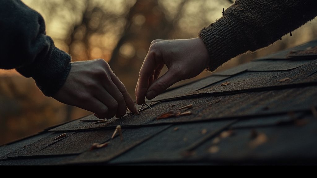 Comment vérifier l'alignement et le clouage des bardeaux ?