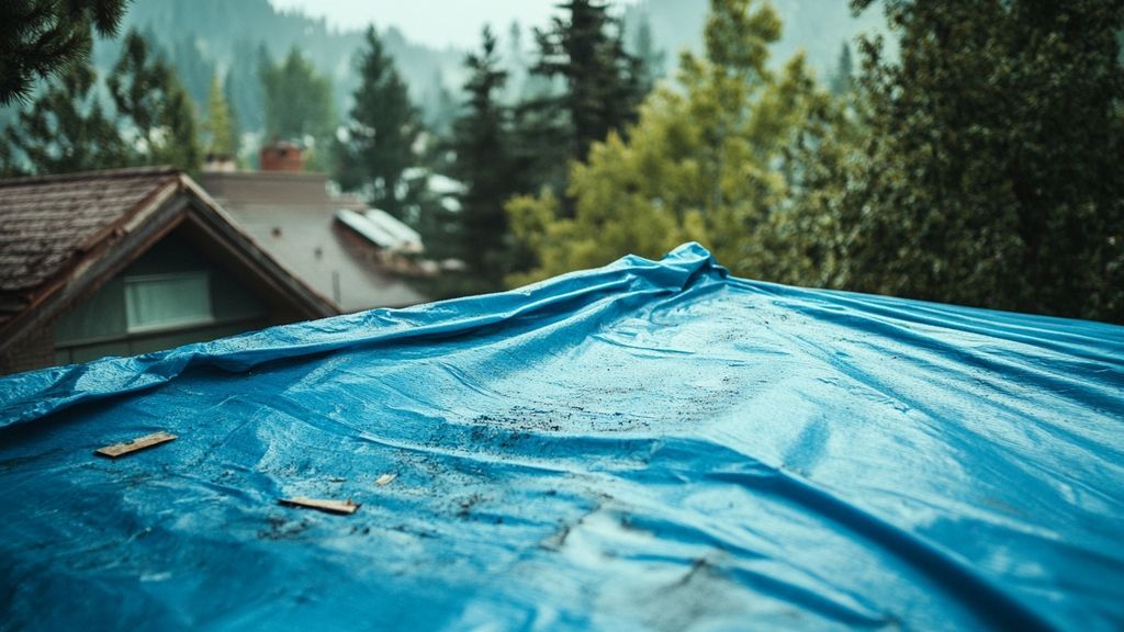 Quelles sont les solutions temporaires pour sécuriser une toiture ?